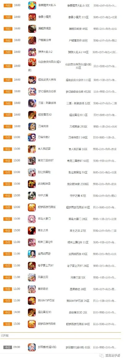 手游排行榜六月新开服表-六月手游新开服指南