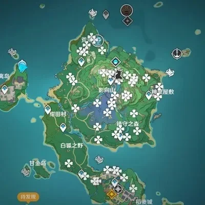 原神绯樱绣球采集路线